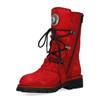 New Rock - M1473S12 Stiefel - Rot/Silberfarben Product image